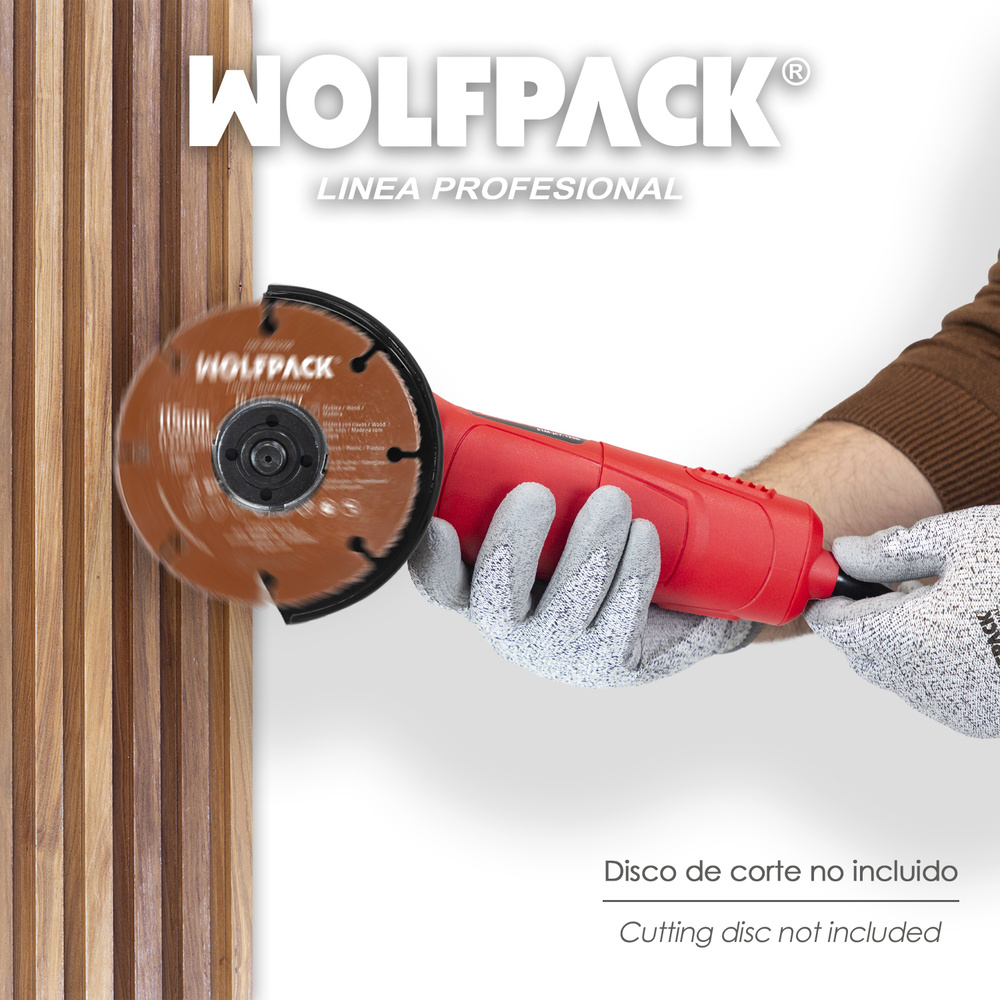 Amoladora Angular Wolfpack 710W Ø115 mm – Radial Compacta y Potente - Imagen 4