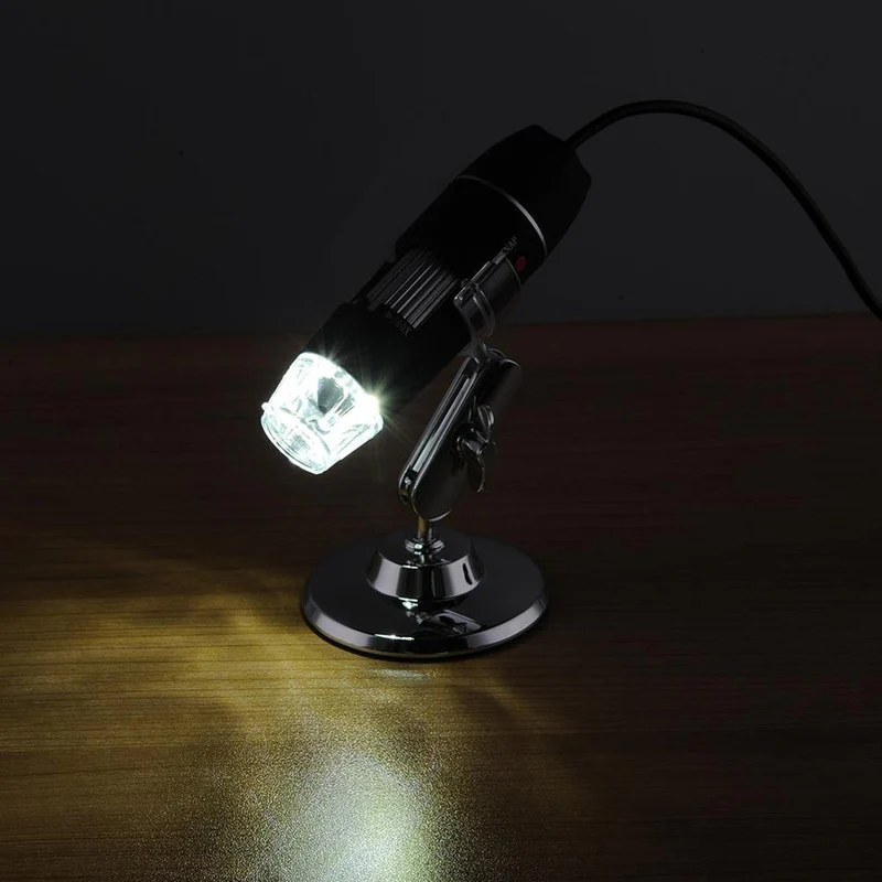 Microscopio Digital Usb 1600x Con Luz Led - Imagen 4