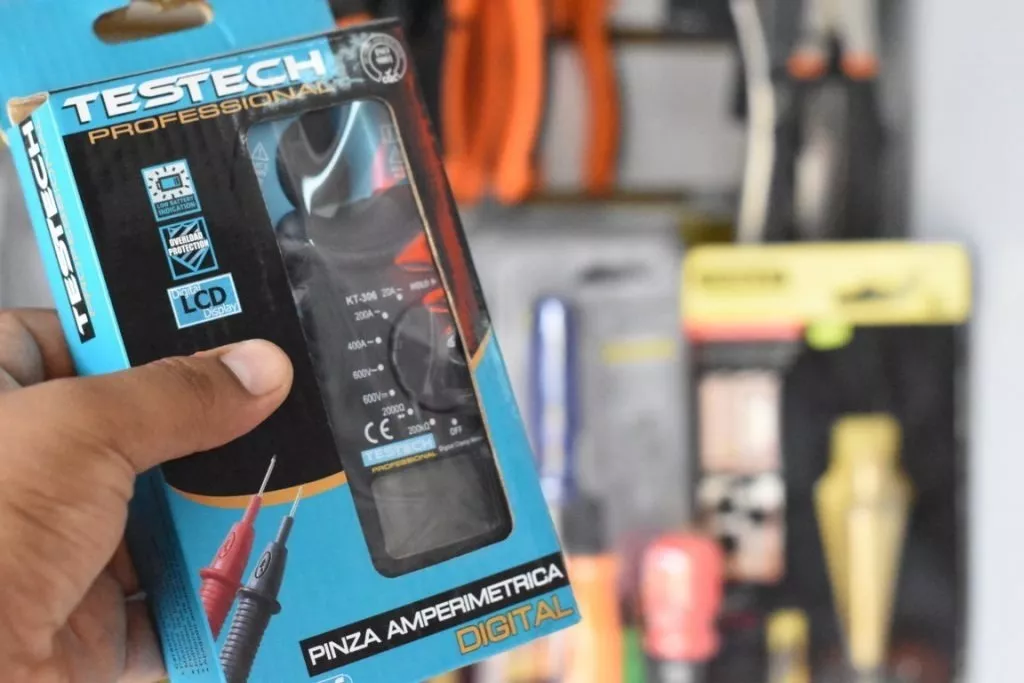 Mini Pinza Amperimetrica Testech Kt-306 600v / Ac 20-400a - Imagen 2