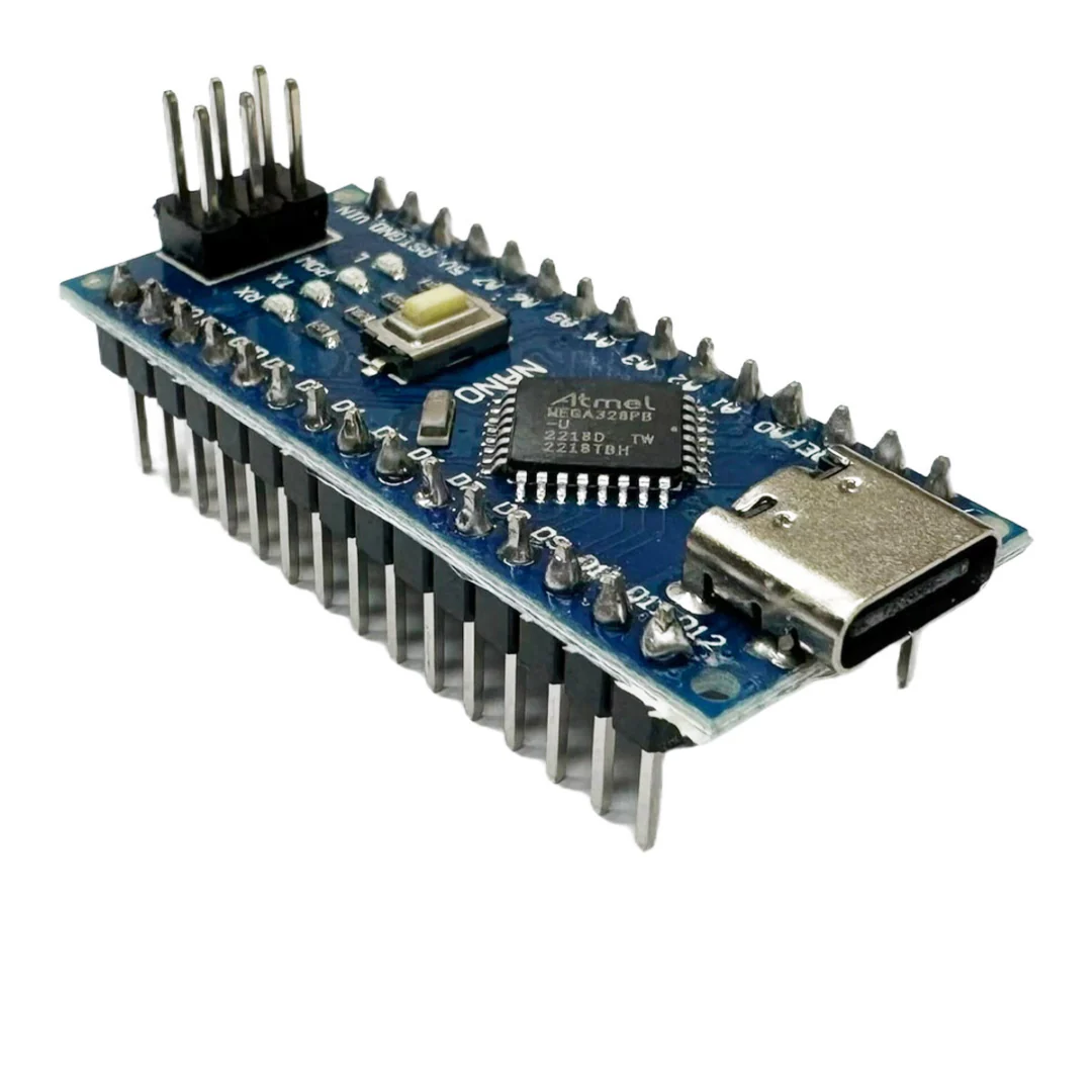 Arduino Nano 3.0 Tipo C Controlador USB CH340 16 Mhz ATMEGA328P - Imagen 2